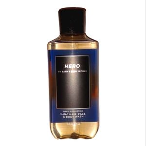 Brand New Hero 3-1 Hair Face and Body Gel 1ct.